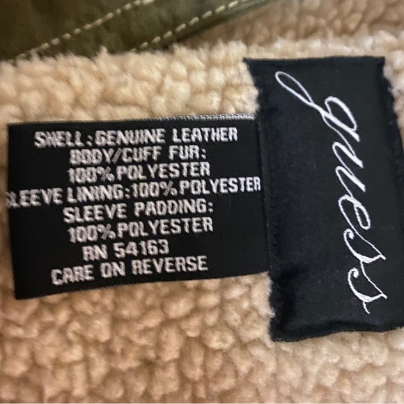 Gorgeous Sherpa Style Leather Jacket - Picture 11 of 11